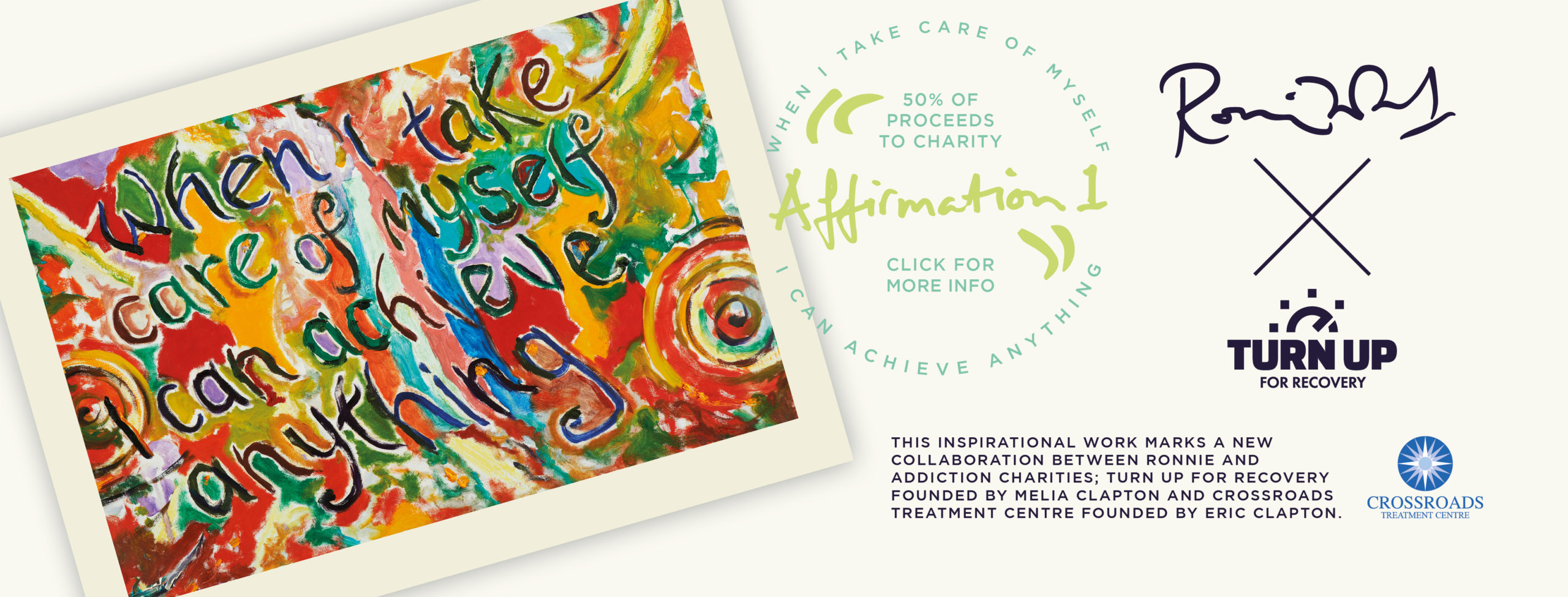 Ronnie Wood brings awareness and supports through painting, Thank you Ronnie! image